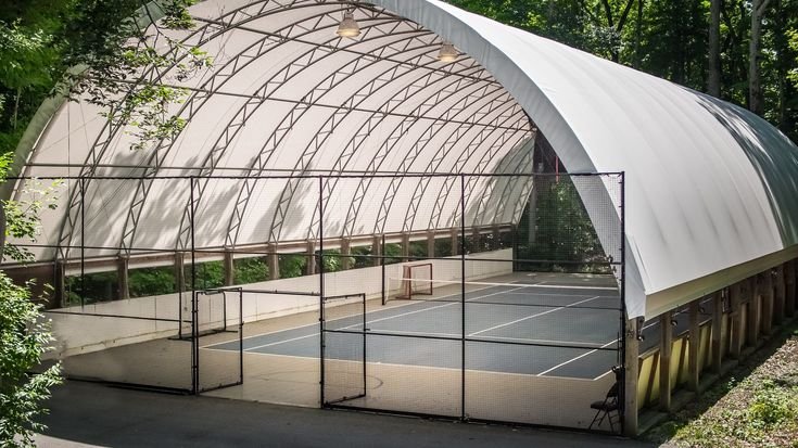 Kanopi Membrane Padel Modern Berkualitas