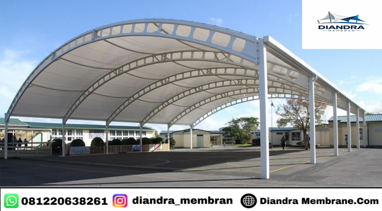 Tenda Membrane Modern Berkualitas untuk Rumah dan Area Komersial