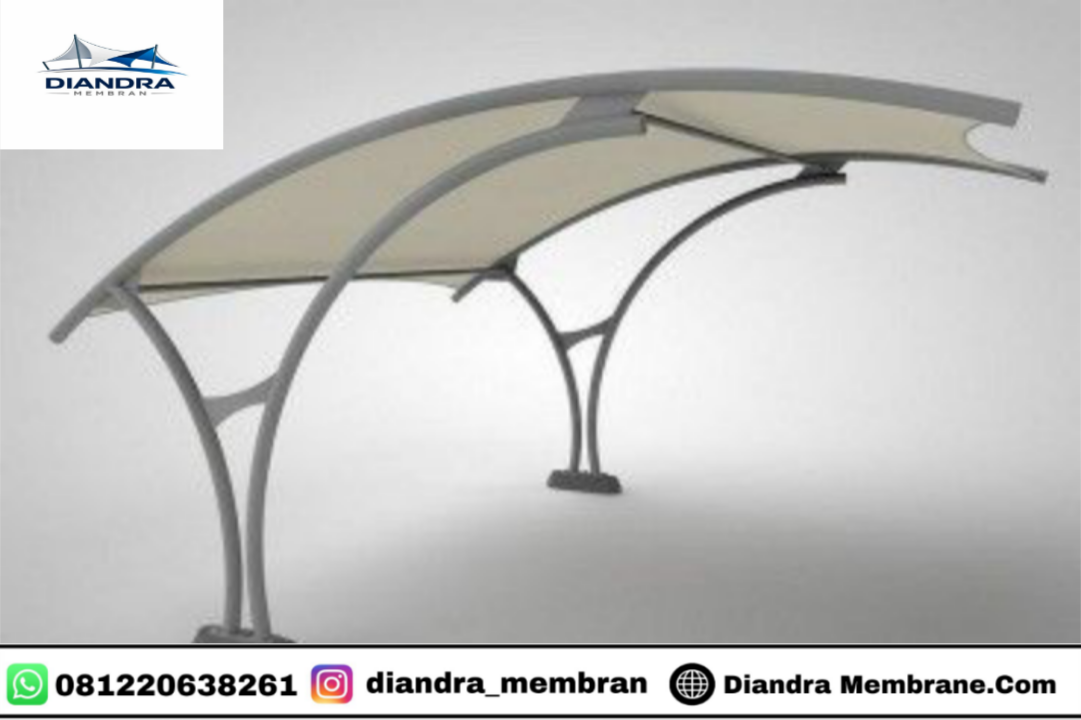Harga Kanopi Membran Per Meter Terbaru dengan desain modern dan elegan