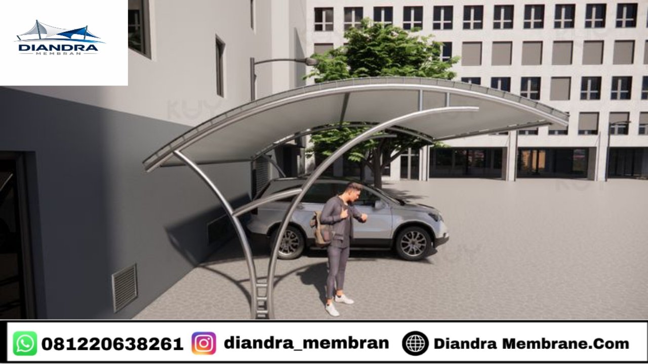 Pemasangan Atap Membrane Minimalis Elegan di Cianjur