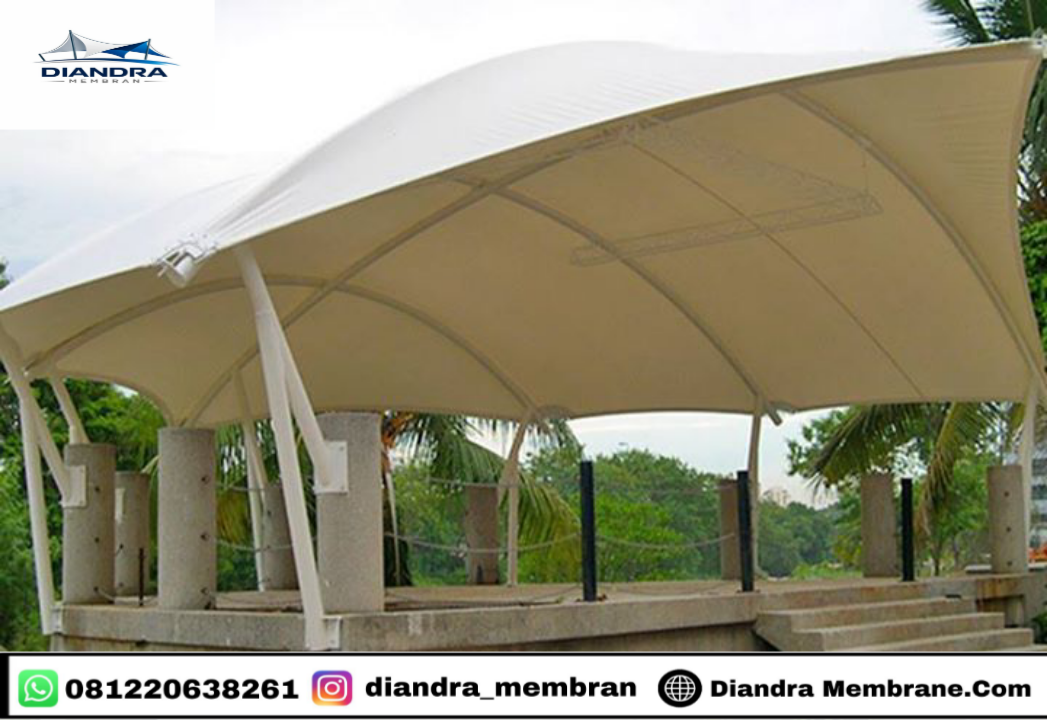 Proses Fabrikasi Tenda Membrane Kokoh di Cianjur