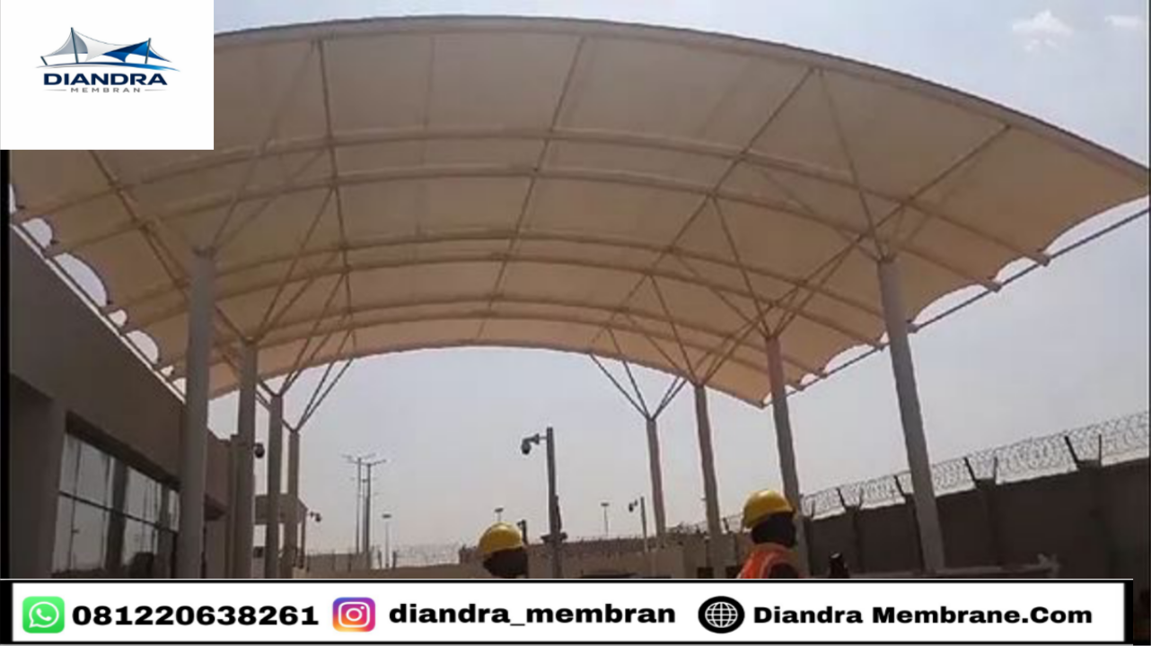 Tenda Membran Modern - Solusi Naungan Elegan dari Diandra Membrane