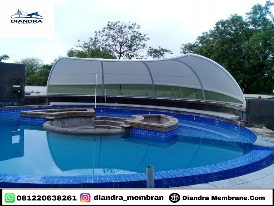 Hasil pemasangan tenda membran profesional di Jakarta Timur oleh Diandra Membrane