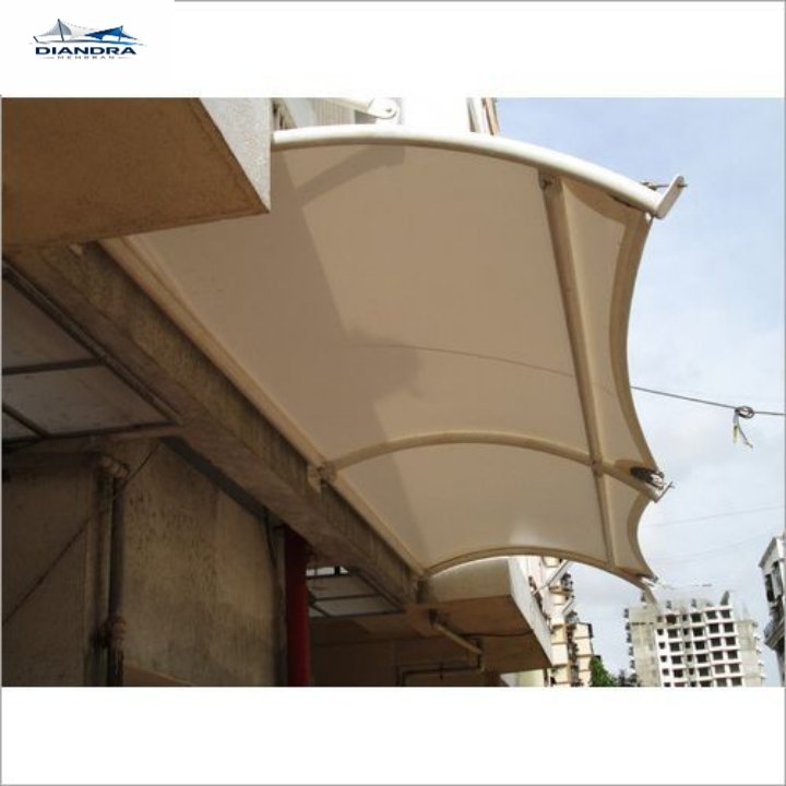 Desain Kanopi Membrane Parkiran Pabrik Modern dan Kuat