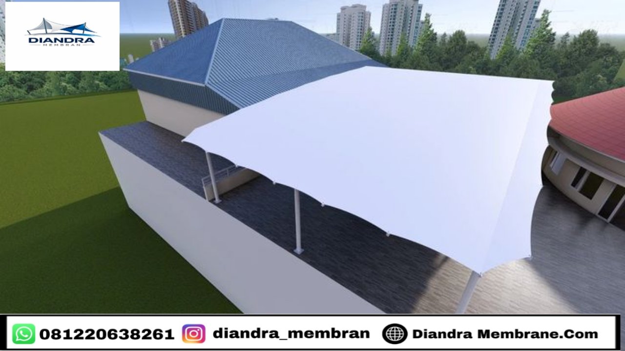Detail Ketegangan Kain Membran Lapangan Futsal Outdoor